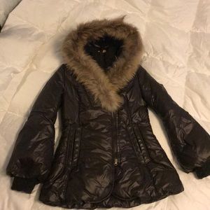 Mackage Puffer Coat with Fur Collar - Medium